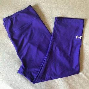 Blue Under Armour 3/4 Leggings